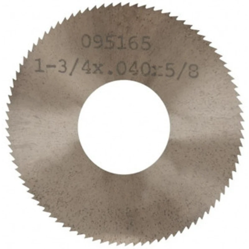 Made in USA 1-3/4 x 0.04, 5/8 Arbor, 90-Tooth Solid Carbide Slitting & Slotting Saw Straight Teeth, Concave Ground XS...